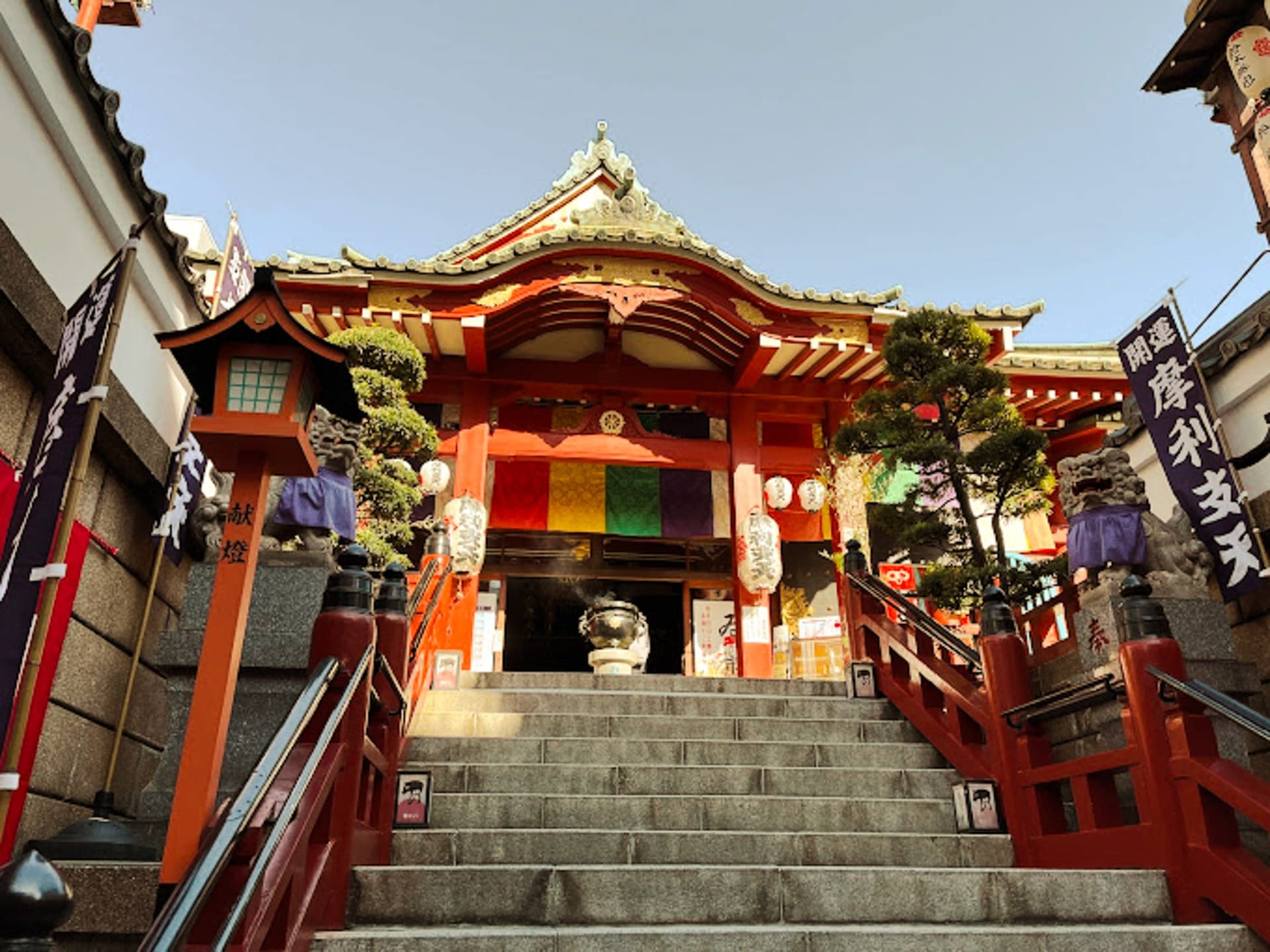 Small temple tucked among trees in the quieter corners of Ueno Park