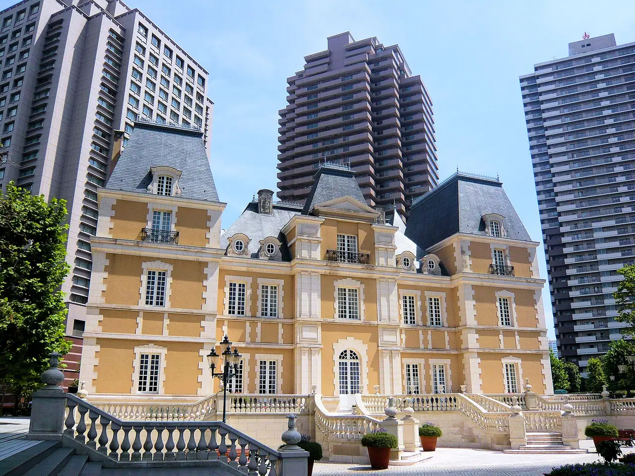 The French chateau at Yebisu Garden Place that houses Joël Robuchon's Tokyo restaurant